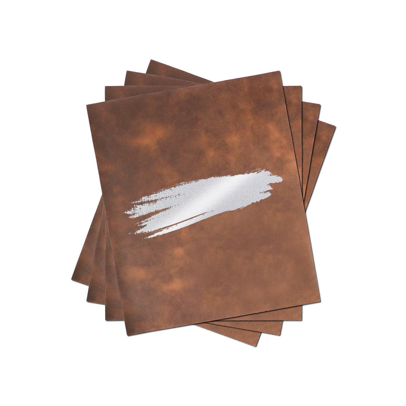 Scratch Leather - Multiple Sizes - (12 Pcs) for Laser Engraving- GreatCarve