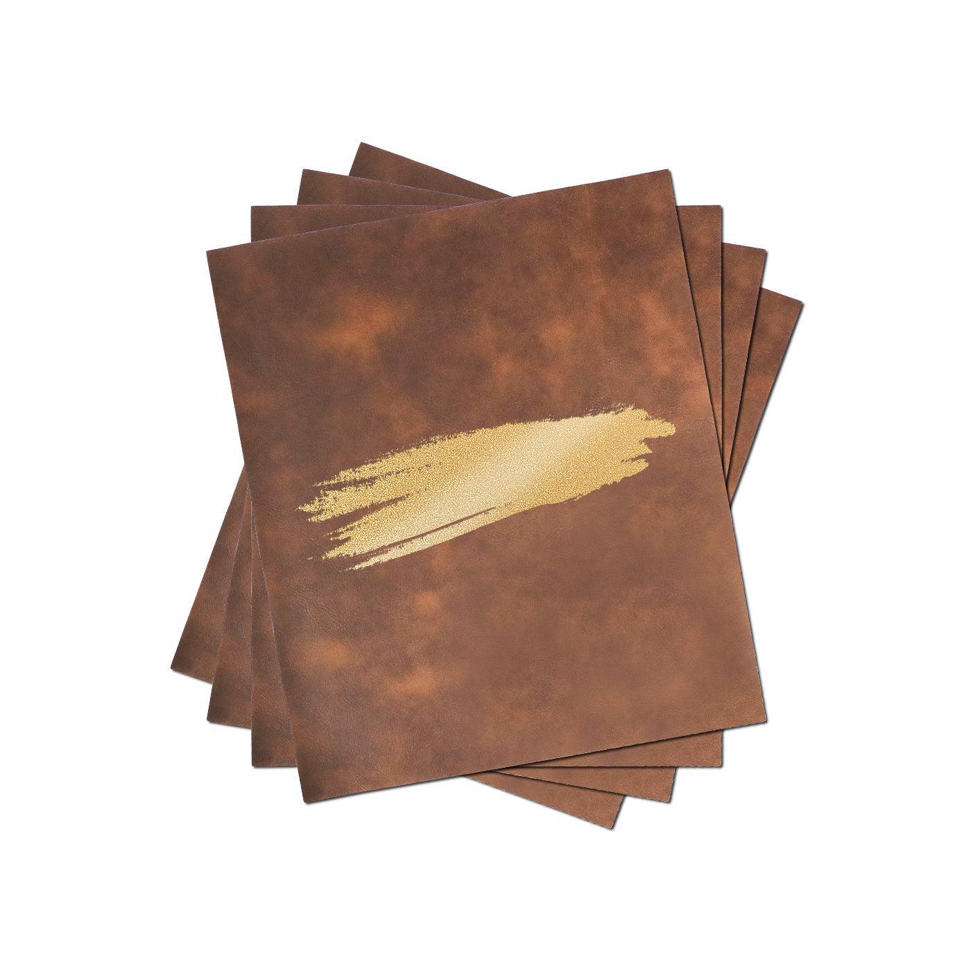 Scratch Leather - Multiple Sizes - (12 Pcs) for Laser Engraving- GreatCarve