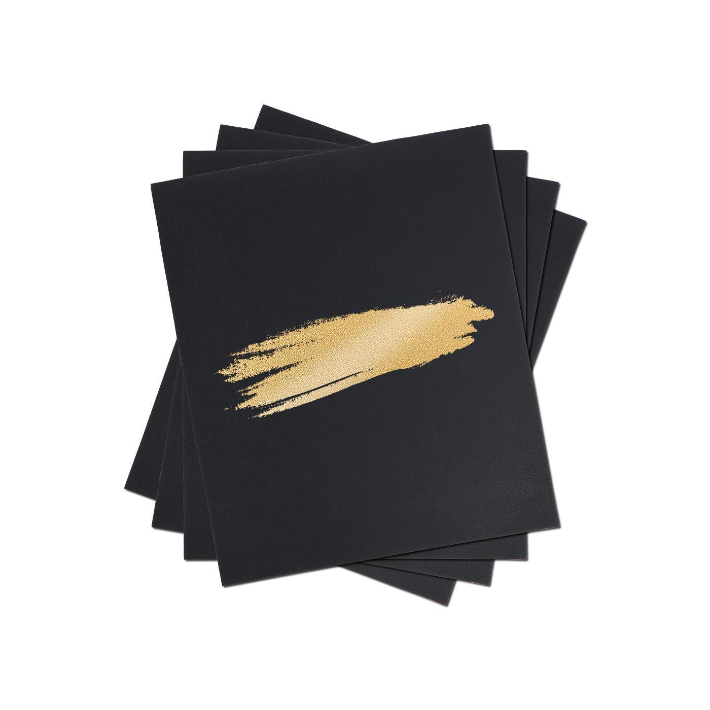 Scratch Leather - Multiple Sizes - (12 Pcs) for Laser Engraving- GreatCarve