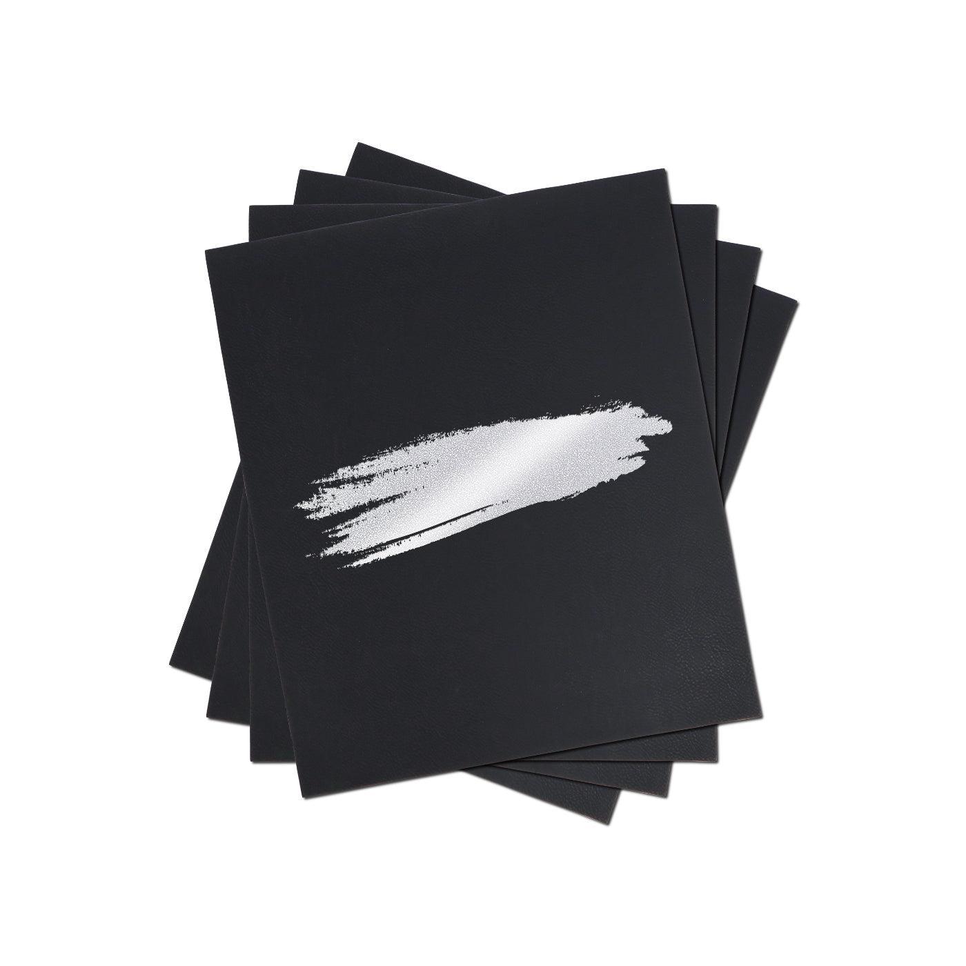 Scratch Leather - Multiple Sizes - (12 Pcs) for Laser Engraving- GreatCarve